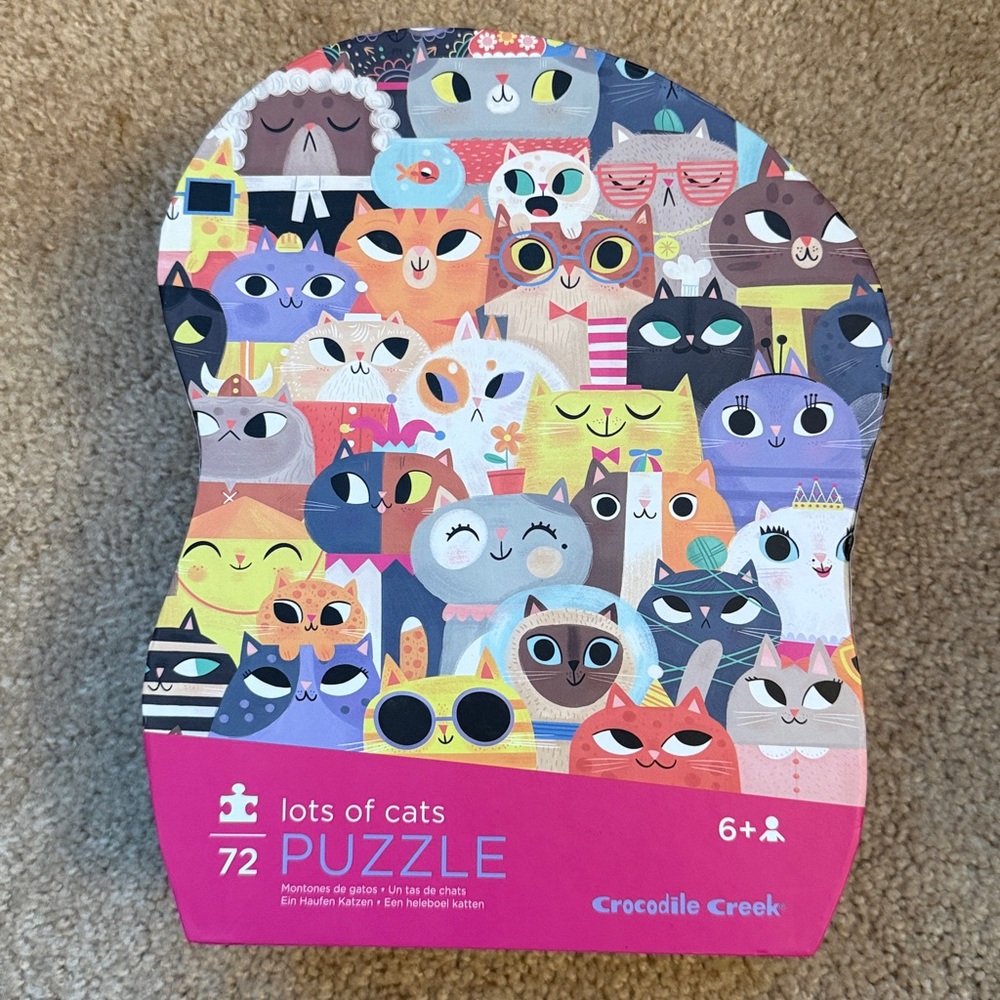 Crocodile Creek 72 Piece Lots of Cats Puzzle